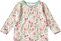 Langarmshirt Pro Climate mit Blumen-Muster, weiß & rosa, Gr. 122, 1 St ALANA