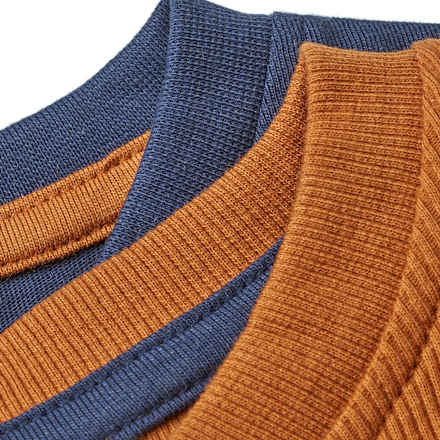 Langarmshirts, blau + braun, Gr. 104