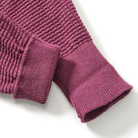 Latzhose aus Strick & mit Mitwachsfunktion, lila, Gr. 74, 1 St