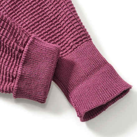 Latzhose aus Strick & mit Mitwachsfunktion, lila, Gr. 74, 1 St