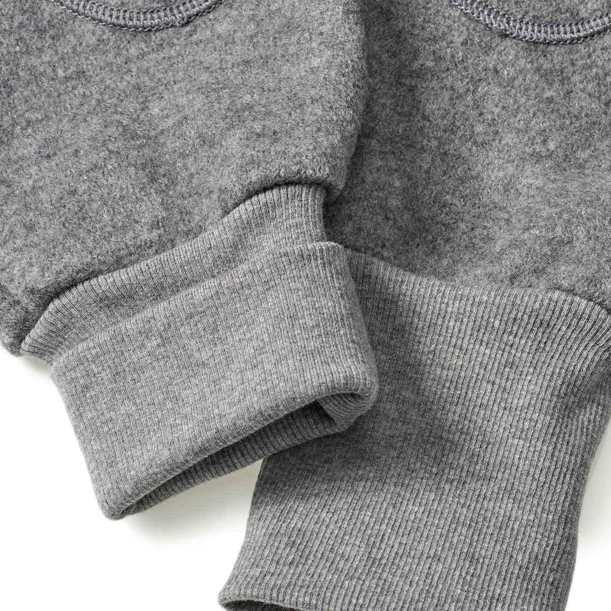 ALANA Latzhose aus Wollwalk mit Mitwachsfunktion, grau, Gr. 110/116, 1 St