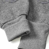 Latzhose aus Wollwalk mit Mitwachsfunktion, grau, Gr. 86/92, 1 St