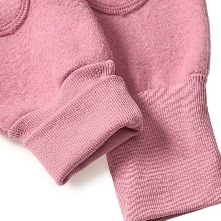 Latzhose aus Wollwalk mit Mitwachsfunktion, rosa, Gr. 86/92, 1 St