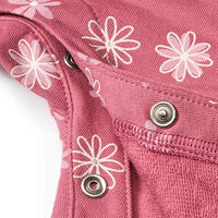 Latzhose mit Blumen-Muster, rosa, Gr. 62, 1 St ALANA