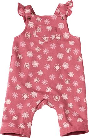 Latzhose mit Blumen-Muster, rosa, Gr. 62, 1 St ALANA