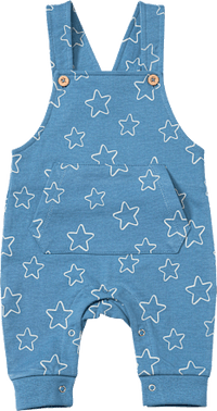 Latzhose mit Sternen, blau, Gr. 68, 1 St ALANA