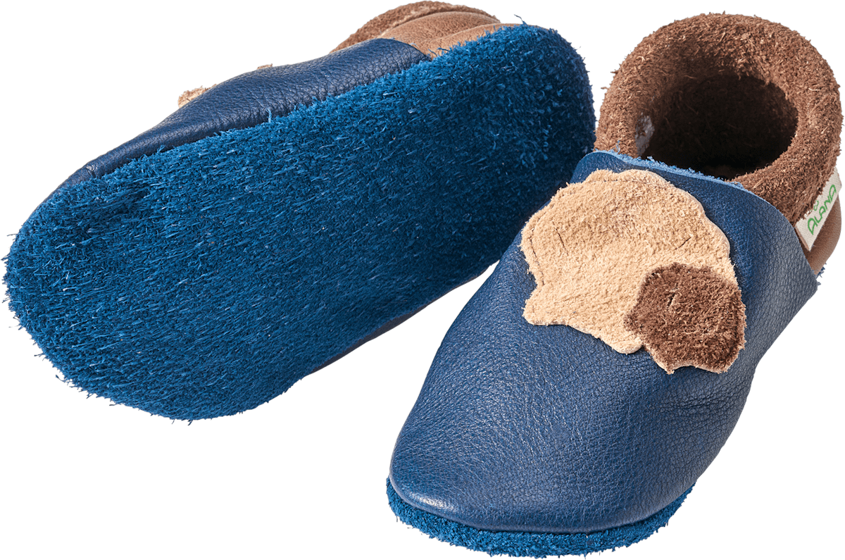ALANA Lederschuhe mit Otter-Applikation, blau, Gr. 20/21, 1 St