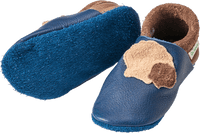 ALANA Lederschuhe mit Otter-Applikation, blau, Gr. 20/21, 1 St
