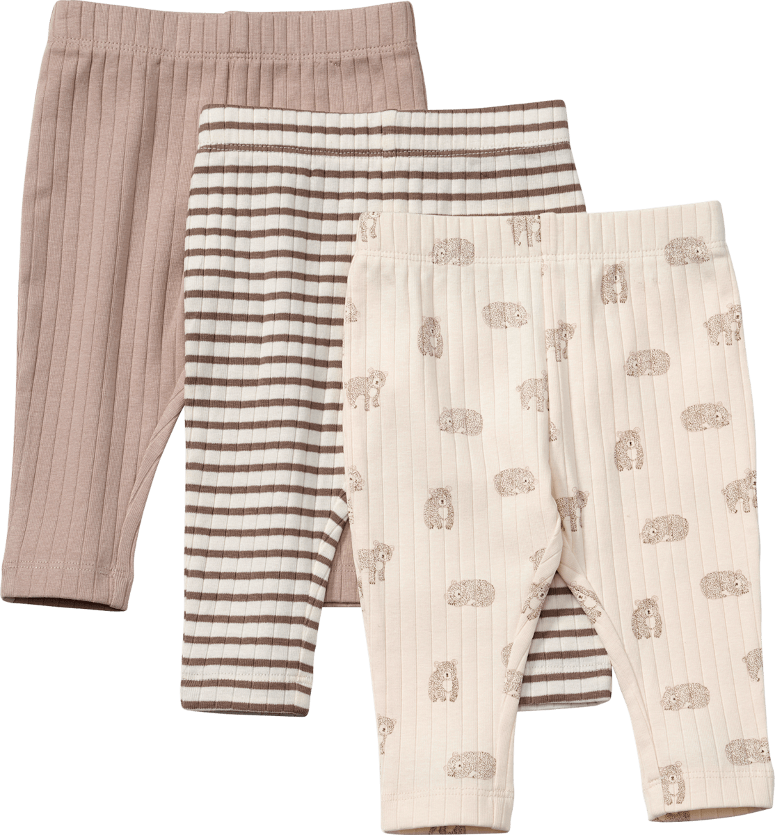 ALANA Leggings mit Bären-Muster, beige, Gr. 68, 1 St