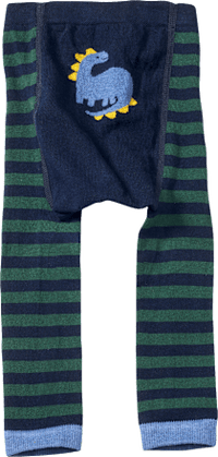Leggings mit Dino-Motiv, blau & grün, Gr. 86/92, 1 St