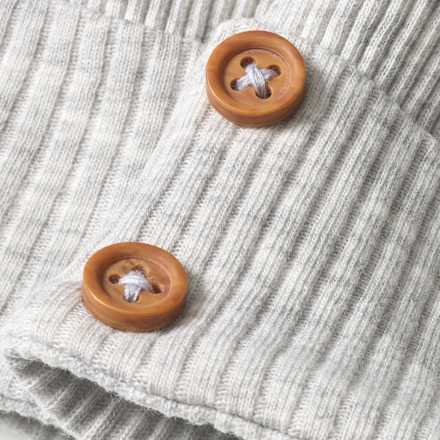 Leggings met ribstructuur, grijs, maat 86, 1 stuk