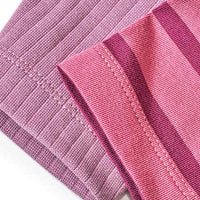 Leggings mit Ripp-Struktur + Streifen, lila + rosa, Gr. 128, 2 St ALANA
