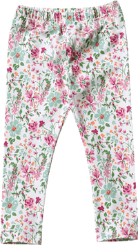 Leggings Pro Climate mit Blumen-Muster, weiß & rosa, Gr. 74, 1 St ALANA