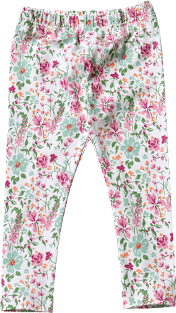 Leggings Pro Climate mit Blumen-Muster, weiß & rosa, Gr. 74, 1 St ALANA