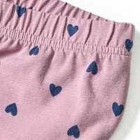 Leggings Pro Climate mit Herz-Muster, lila, Gr. 110, 1 St ALANA