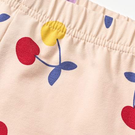 Leggings Pro Climate mit Kirschen-Muster, beige, Gr. 104, 1 St