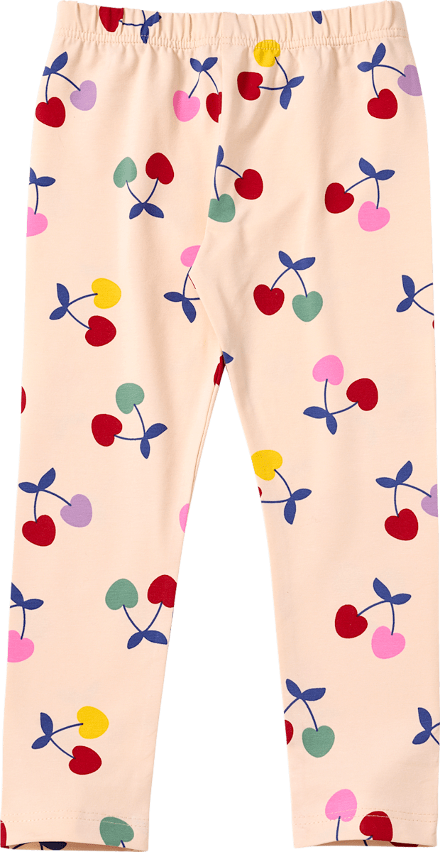 ALANA Leggings Pro Climate mit Kirschen-Muster, beige, Gr. 92, 1 St