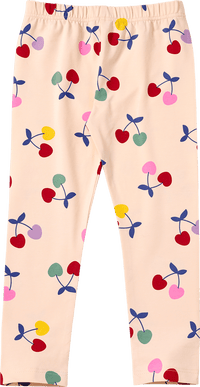 ALANA Leggings Pro Climate mit Kirschen-Muster, beige, Gr. 92, 1 St