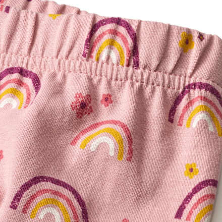 Leggings Pro Climate mit Regenbogen-Muster, rosa, Gr. 80, 1 St ALANA