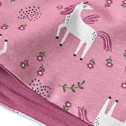 Loop Schal mit Einhorn-Muster, rosa, 1 St ALANA