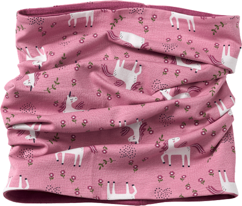 Loop Schal mit Einhorn-Muster, rosa, 1 St ALANA