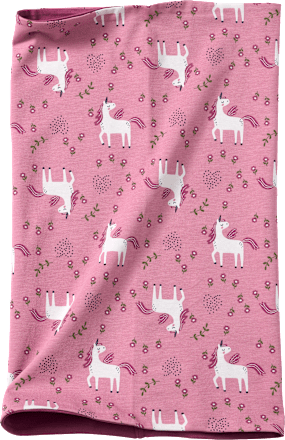 Loop Schal mit Einhorn-Muster, rosa, 1 St ALANA