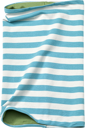Loop Schal mit Ringel-Muster, blau, 1 St