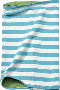 Loop Schal mit Ringel-Muster, blau, 1 St