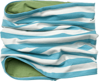 Loop Schal mit Ringel-Muster, blau, 1 St