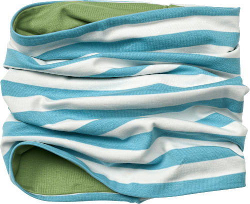 Loop Schal mit Ringel-Muster, blau, 1 St