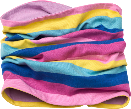 Loop Schal mit Ringel-Muster, bunt, 1 St