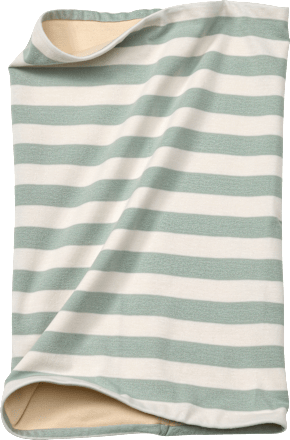 Loop Schal mit Ringel-Muster, grün, 1 St