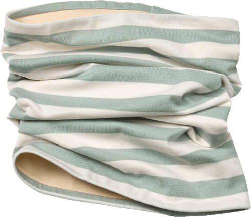 Loop Schal mit Ringel-Muster, grün, 1 St
