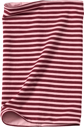 Loop Schal mit Streifen-Muster, rosa, 1 St
