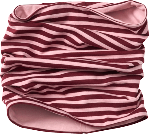 Loop Schal mit Streifen-Muster, rosa, 1 St
