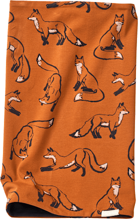 Loop Schal Pro Climate mit Fuchs-Muster, braun, 1 St