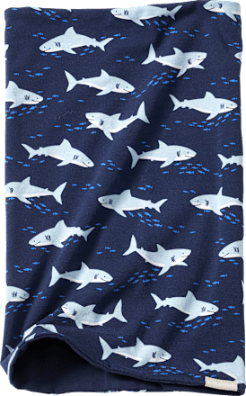 Loop Schal Pro Climate mit Hai-Muster, blau, 1 St