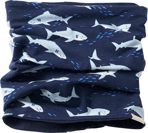 Loop Schal Pro Climate mit Hai-Muster, blau, 1 St