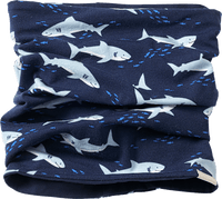 Loop Schal Pro Climate mit Hai-Muster, blau, 1 St