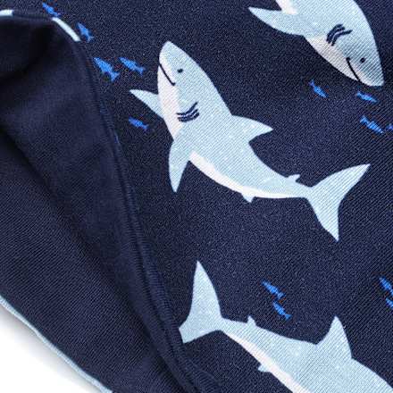 Loop Schal Pro Climate mit Hai-Muster, blau, 1 St
