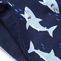 Loop Schal Pro Climate mit Hai-Muster, blau, 1 St