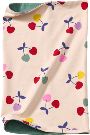 Loop Schal Pro Climate mit Kirschen-Muster, beige, 1 St