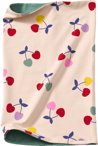 Loop Schal Pro Climate mit Kirschen-Muster, beige, 1 St