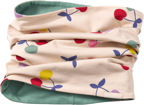 Loop Schal Pro Climate mit Kirschen-Muster, beige, 1 St