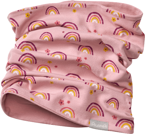 Loop Schal Pro Climate mit Regenbogen-Muster, rosa, 1 St ALANA