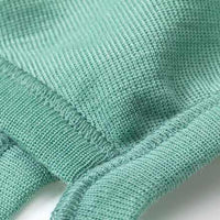 Muts van biologische wol en zijde, groen, maat 38/39, 1 stuk