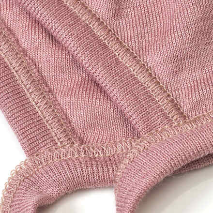 Mütze aus Bio-Wolle und Seide, rosa, Gr. 38/39, 1 St
