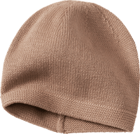 Gebreide muts, bruin, maat 40/41, 1 stuk