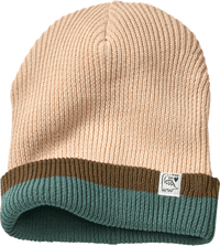 Mütze aus Strick mit Dino-Patch, beige, Gr. 54/55, 1 St