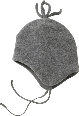 Mütze aus Wolle, grau, Gr. 48/49, 1 St